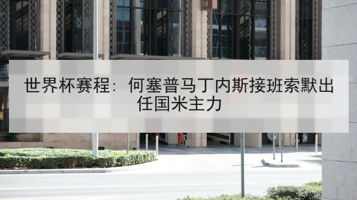 世界杯赛程: 何塞普马丁内斯接班索默出任国米主力